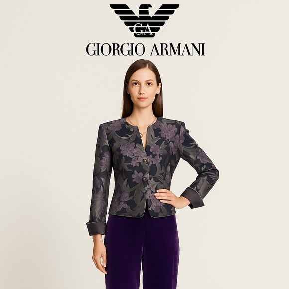 ๐๐ท๏ธ Armani Vintage Two-Piece Ensemble  size 8 - Picture 1 of 14